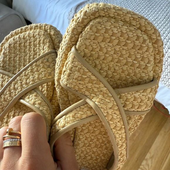GIA/RHW
Woven Raffia Flat Ankle-Strap Sandals - Picture 4 of 4